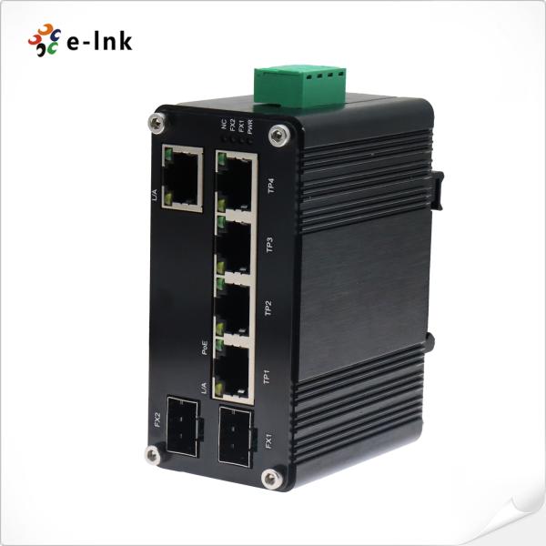 Quality Industrial 7-Port PoE Powered Gigabit Switch with PoE Passthrough SFP wholesale