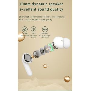 Digital Display TWS Headset with JLAC7003 Chipset and Active Noise Cancellation