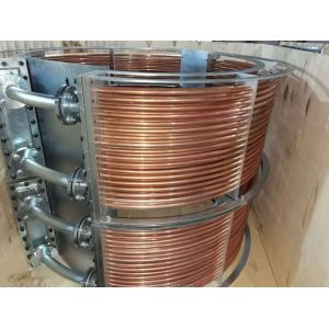Copper Tube Freon Water Air Heat Exchanger Condenser Coil For Small Hydro