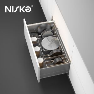 Kitchen Cabinet Pull out Adjustable Seasoning Bottles Basket Drawer Dividers for