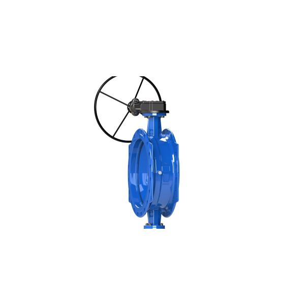 AWWA C504 Double Eccentric Butterfly Valve Drinking Water Approved SS304 Coated