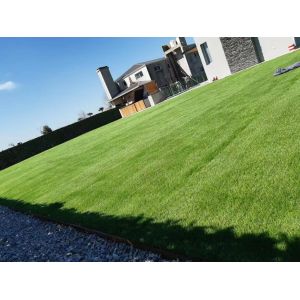Artificial Garden Synthetic Grass Double Wave Monofilament Yarn