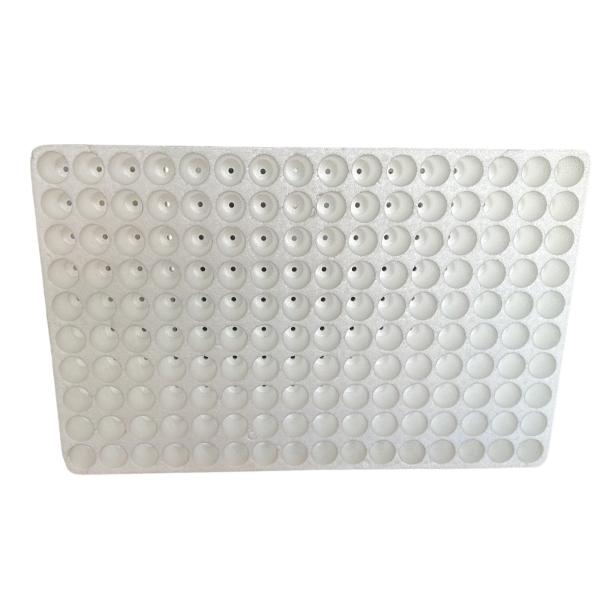 160 Hole Round Hole Foam Seedling Tray EPS Seedling Cultivation Tray Customizati