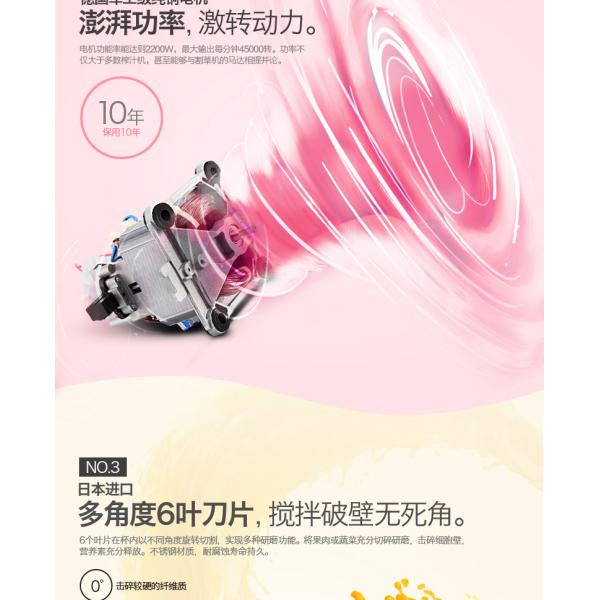 Heavy duty commercial blender heating function and processing all kinds of food for household XW-780A