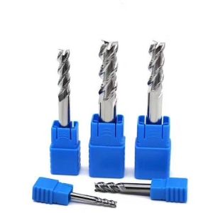 2/4/6 Flute Solid Carbide End Mills High Precision CNC End Mill Bits For