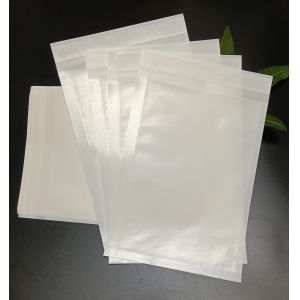 100% Recyclable Self-Sealed Glassine Paper Bag Custom Logo Bio-Degradable Paper