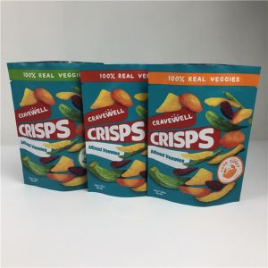 China Custom Order Accepted Snack Chips Bag Packaging with Resealable and Screen Printing Features on sale