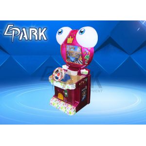 Small Kids Coin Operated Amusement Game Machines / Video Car Racing Games