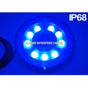 Color Changing Submersible Underwater LED Fountain Light 24V 30 Degree IP68