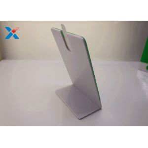 T Shaped Clear Acrylic Advertising Displays A4 Size For Advertising Displaying