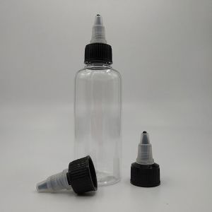 Customized Label Panel Plastic Screw Top Bottles for Customized Labeling