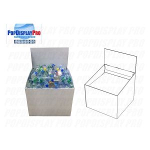 Cheap Strong 30kgs Supporting Capability of Wingstack Cardboard Dump Bins for sale
