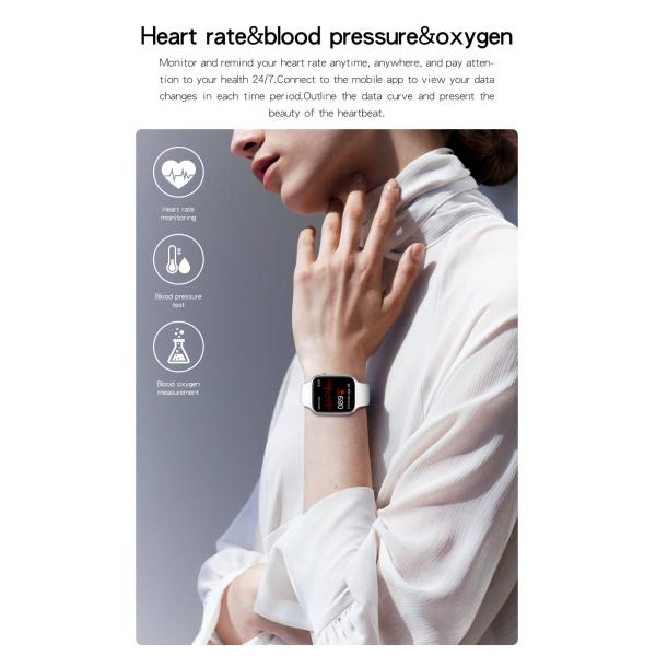 1.75 Inch IP67 Waterproof Bluetooth Calling Smartwatch W78 Pro 170mAh