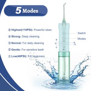Factory Price Oral Irrigator Electric Dental Water Flosser Teeth Cleaning 2 in 1