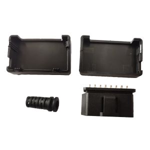 16 Pin OBD2 Plug Adapter Male Plug J1962 Buckle Housing With Wire Exit Hole