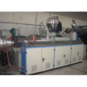 PVC Flexible Plastic Pipe Extrusion Line / Twin Screw hose pipe Making Machine