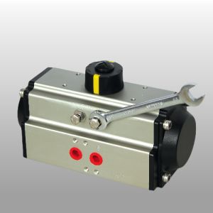 China OEM Dual Action Pneumatic Rotary Actuator 90 Degrees With Aluminum Alloy Body on sale