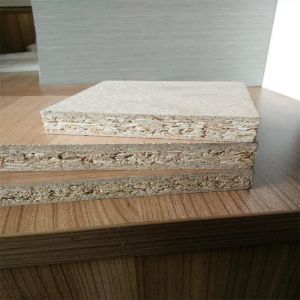 Smooth Melamine Covered Particle Board / Household Wood Veneer Particle Board