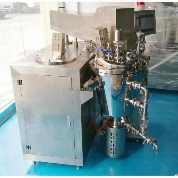 Stainless Steel Hydraulic Lifting Vacuum Mascara Homogenizing Emulsifier manufacturers