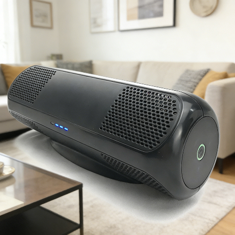 AS04 Plasma Air Purifier with 200 CFM Air Flow Rate, 12h Working Time, and