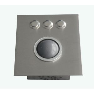 IP68 washable metal resin Optical Trackball Pointing Device Anti - vandal