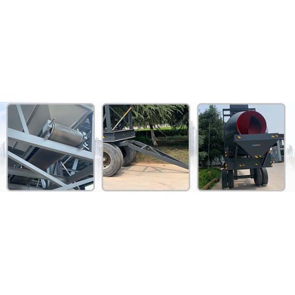 Mini Central Mix Portable Wet 50m3/H Mobile Concrete Batching Plant