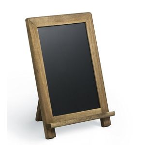 Black Wooden Restaurant Menu Board SGS Certification Recyclable Feature