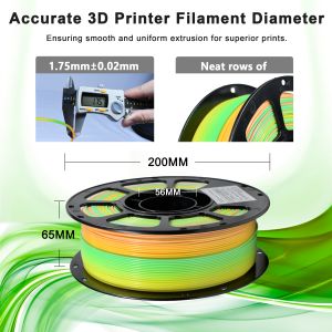 Iboss1.75mm PLA+ Rainbow Filament 1kg Morandi Rainbow 3d Printing Filament