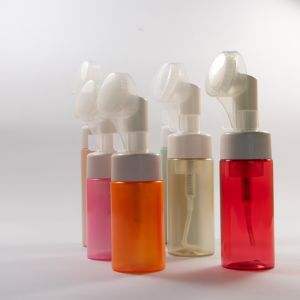 100ml 120ml PET Plastic Bottle For Cleansing Foam Matted Printing