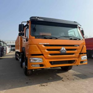 China 8x4 Diesel Used Dump Truck Tipper New Engine Transmission Tires Howo 460hp on sale