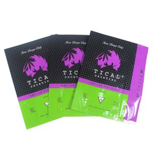 PE Holographic Stand Up Pouch With Transparent Window