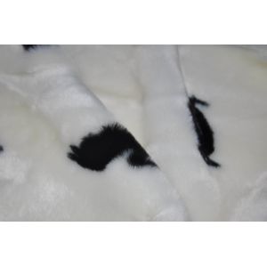 Flannel Fleece Fabric Cotton Polyester 150cm Patterned 565gsm