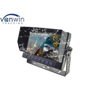 AHD Two Split Waterproof 1080P Car Monitor With IP69K7 Inch