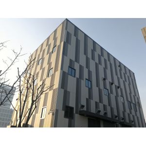 China Beveled Edge Curtain Wall Metal Panel For Low Maintenance And Fireproof Applications on sale