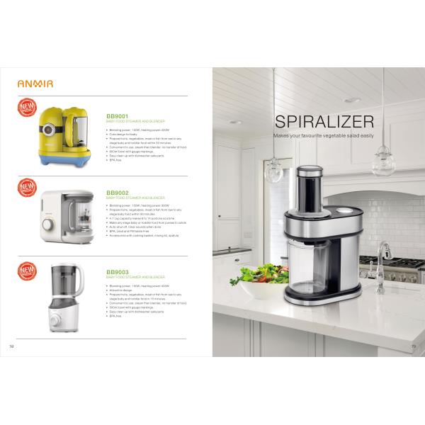 Quality ALL-in-1 Vegetable Processor, Fruit Cutter, Spiral Shredder for Electric Spiralize GK-AMR975 wholesale