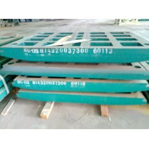 High Manganese Steel Jaw Plate for C105 C106 Crusher Color Mn18Cr2 Crushing