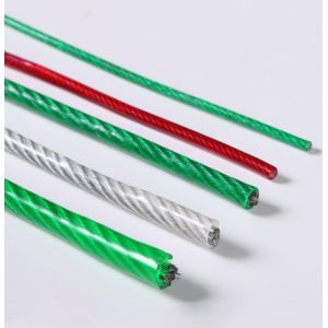 Galvanized Rubber Coated Steel Rope Ring Fixed Lifting And Hoisting