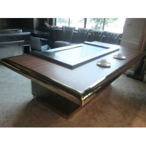 Stainless Steel 304 Teppanyaki Grill Table with 10 Seats and 8KW Heat Power for