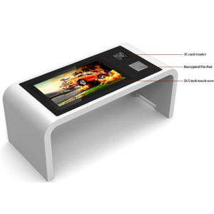 21.5 Inch Interactive Touchable Information Table Kiosk With EPP And Complimenta