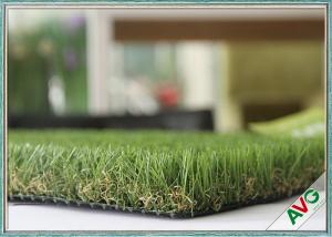 China UV Resistant Landscaping Synthetic Grass Field Green / Apple Green 8000 Dtex on sale