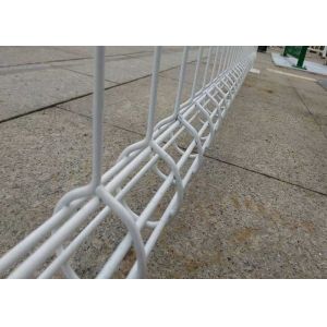 5mm 6ft White Double Loop Wire Mesh Fence Welded