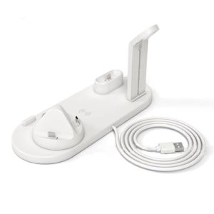 85% Qi Wireless Charger Dock 4 In 1 Charging Station 9V 1.8A