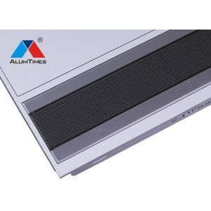 Dustproof House Interior False Ceiling , Square Metal Clip In Ceiling Tiles OEM