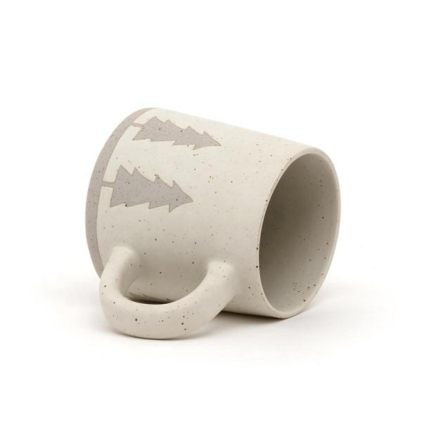 Handmade Christmas Coffee Mug Ceramic Stoneware Mugs Gift Ceramic Mug 3D Silk Print