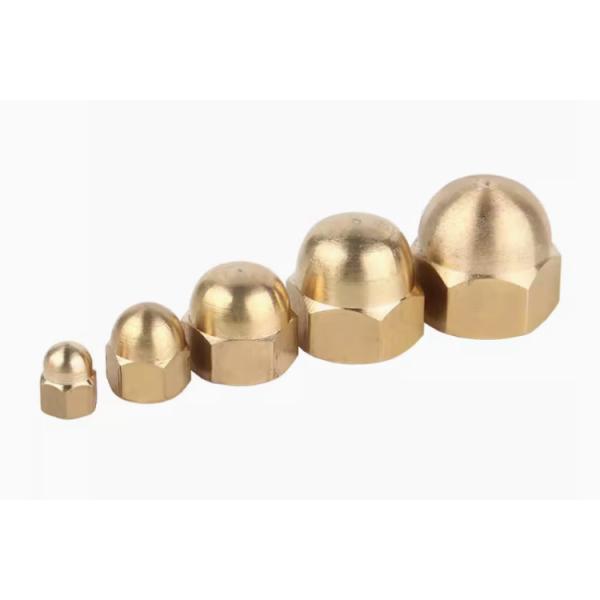 Quality Premium M12 & M20 Brass Dome Cap Nuts Metal Fastening Offered in Sizes T1 T2 T3 wholesale