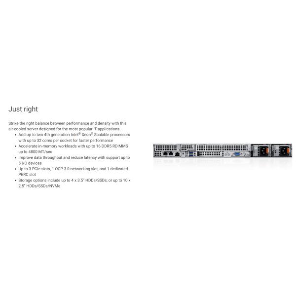 Original New Dell r650xs 4316 32GB 4TB H745 rack server