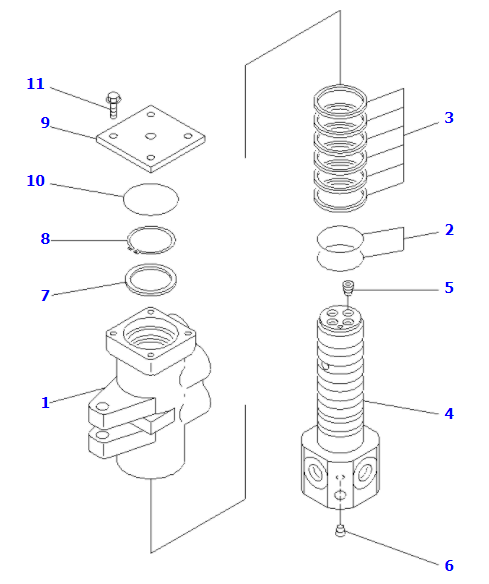 703-06-22270 7030622270 703-06-22173 703-06-22171 PC60-7 Swivel Joint