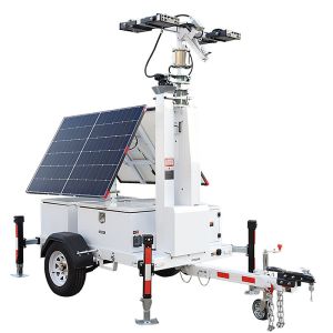 China Solar Powered Lighting Towers 5.3 Days Running Time Hydraulic Light Tower Portable Light Tower Rental on sale