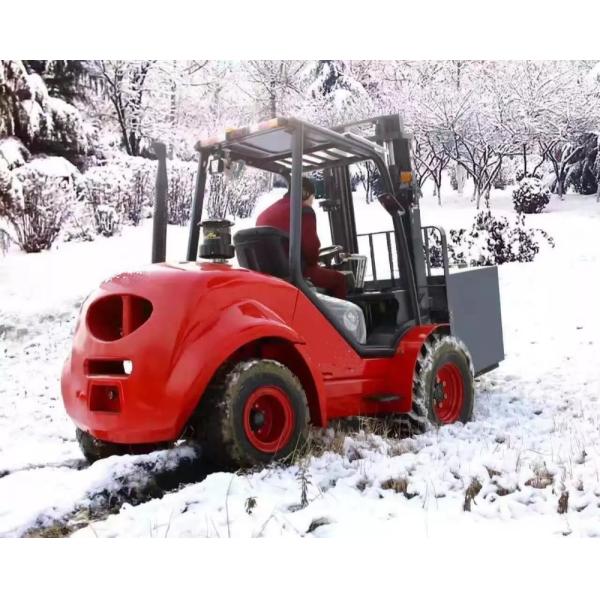 Backhoe Loader FD35 3.5 Ton Rough Terrain Forklift with Japanese Engine and Side Shifter