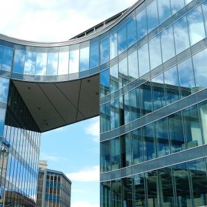 Broken Bridge Aluminium Glass Curtain Wall Sound Insulation Unit Panel System